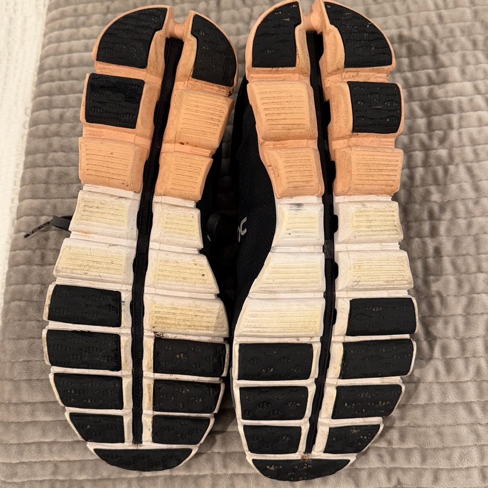 Stylish Black and Tan Women's Athletic Shoes - Picture 3 of 3